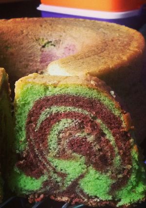 Foto resep Marble cake / Marmer cake