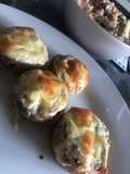Gefüllte Champignons mit Frischkäse