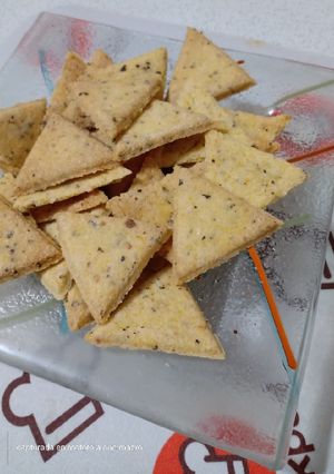 Una foto de Doritos caseros al horno