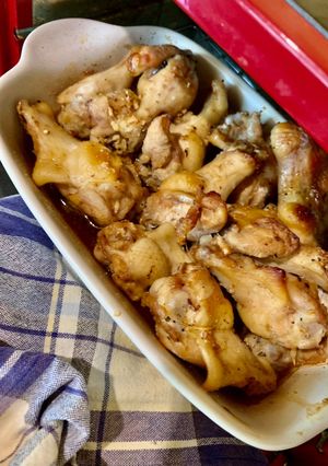 Una foto de Pollo al horno en salsa teriyaki