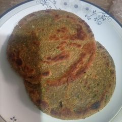 Bajre ki aate ki masala daar roti A picture of Bajre ki aate ki masala daar roti.