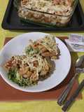 Layered pasta rice