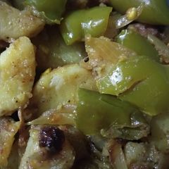 Potato capsicum veg A picture of Potato capsicum veg.