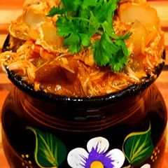 A picture of Mike's Southwestern Chicken Soup.
