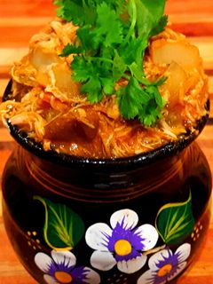 A picture of Mike's Southwestern Chicken Soup.