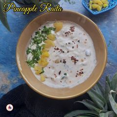 A picture of Pineapple Raita.