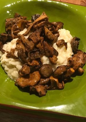 Une photo de Risotto aux champignons
