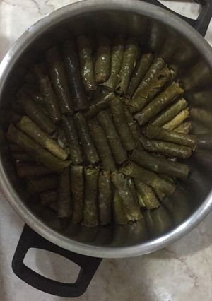 صورة لوصفة ورق عنب بلحمة