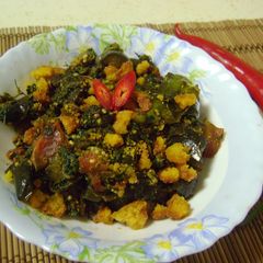 A picture of Methi Begun.