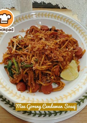 Gambar 👩‍🍳Mee Goreng Cendawan Sosej