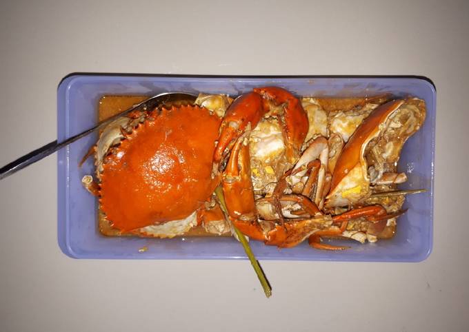Kepiting saos mentega (masakan rumah sederhana) foto resep utama