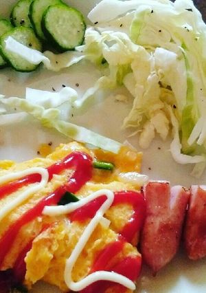 รูปของ ออมเล็ต ไข่คน 🐣Homemade Omelette (オムレット)