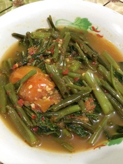 Foto resep Tumis Kangkung terasi pedas