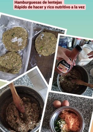 Una foto de Hamburguesas veggy de lentejas