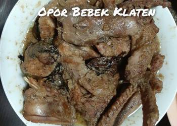 Resep Mudah Opor Bebek Klaten Enak Sempurna