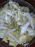 Ensalada de verdes tipo mediterránea