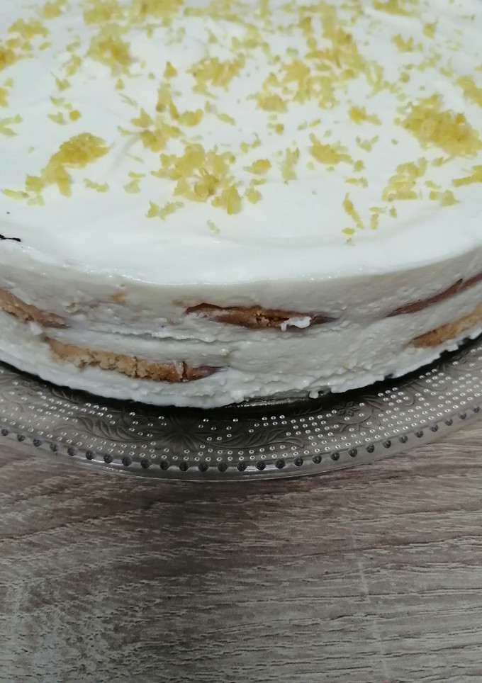 Una foto de Tarta de limón sin horno