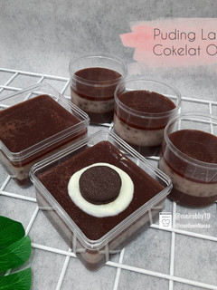 Foto resep Puding Lapis Cokelat Oreo