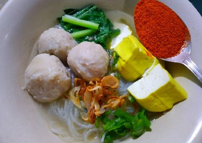 Resep Mie Bakso Ayam Baso Ayam Oleh Hidayatus Salma Najibah Cookpad