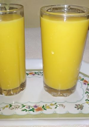 A picture of Mango shake.