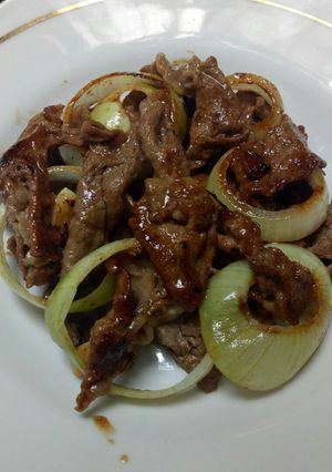 Foto resep BBQ ala Korea / Beef Teriyaki ala Hokben