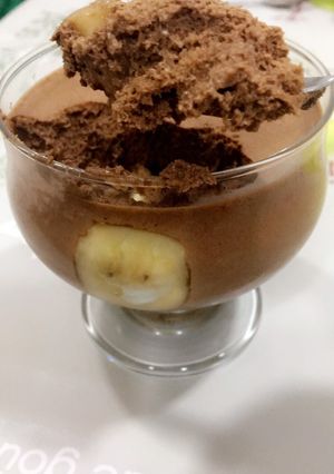 صورة لوصفة موس الشوكولاته (mousse au 🍫)