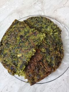 عکسی از دستور کوکوی سیب زمینی و اسفناج 😋