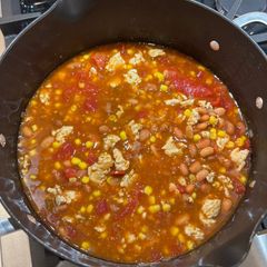 A picture of Turkey Taco Soup.