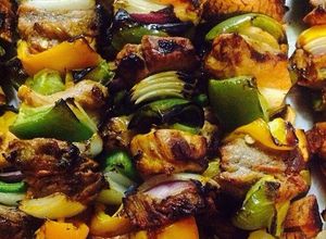 Una foto de Brochetas de pollo (banderillas)