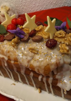Foto principal de Budín de frutas y frutos para Navidad
