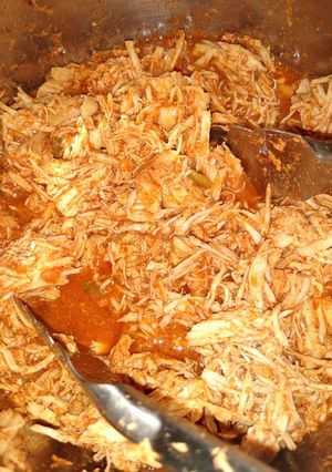 A picture of Instant Pot Chicken Tacos.