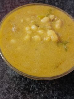 வெள்ளை சோயா கிரேவி(soya bean gravy recipe in tamil) செய்முறை முக்கிய புகைப்படம்