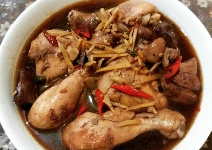 Ayam Masak Jahe Kecap Plus Ati Ampela