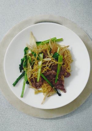 Hình của món Mì xào bò.