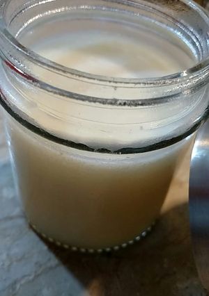 A picture of Homemade desi ghee.