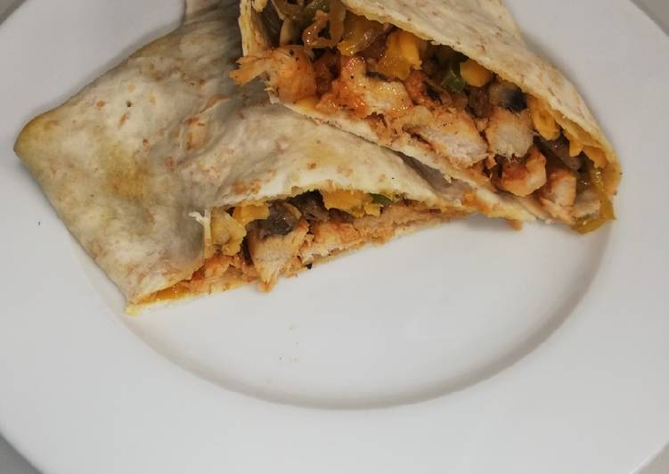 Recipe of Super Quick Homemade Chicken wrap