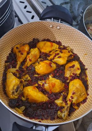 عکسی از دستور مرغ وحشی وزرشک