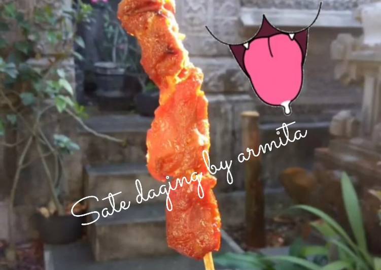 Sate daging simpel