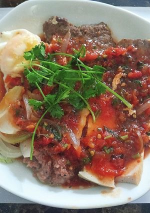 Hình của món Bít tết bò.