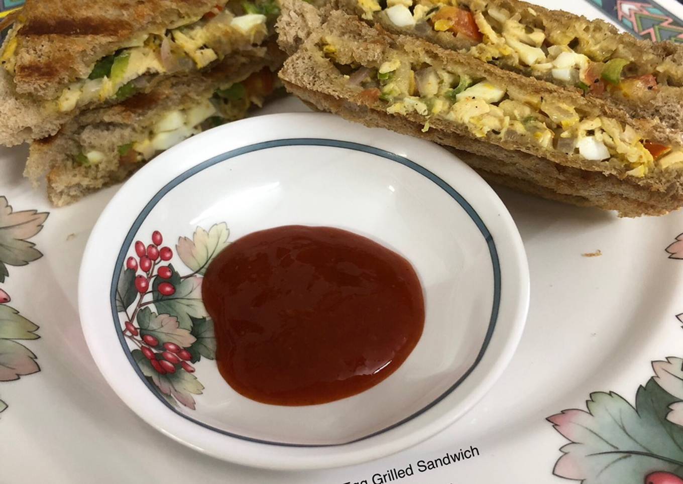 Chicken Egg Grilled Sandwich