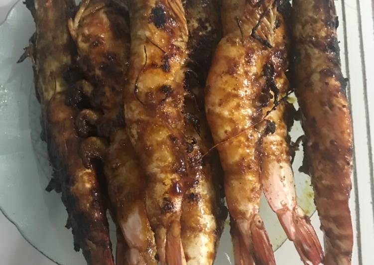 Cara Gampang Menyiapkan Udang bakar kecap, Bikin Ngiler