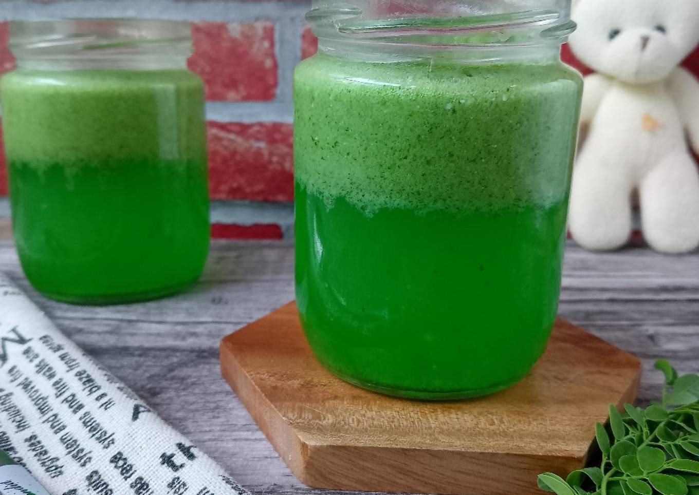 Langkah Mudah untuk Menyiapkan Puding Kelor Cemilan MPASI (23 month) Anti Gagal