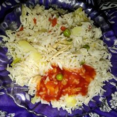Egg fried rice 🍚 A picture of Egg fried rice 🍚.