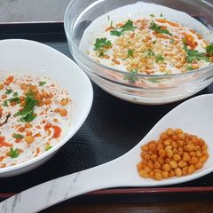 A picture of Boondi raita.