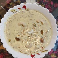 A picture of Paneer custard sewai.