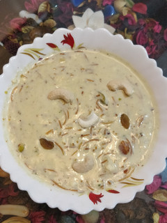 A picture of Paneer custard sewai.