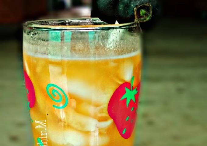 Cara Membuat Es jeruk degan Irit Anti Gagal