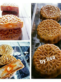 Foto resep Moon Cake isi pasta Teratai / Lotus dan telur asin