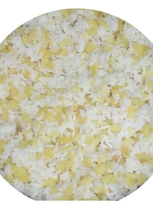 Foto resep Nasi sela, nasi campur ubi jalar khas Bali
