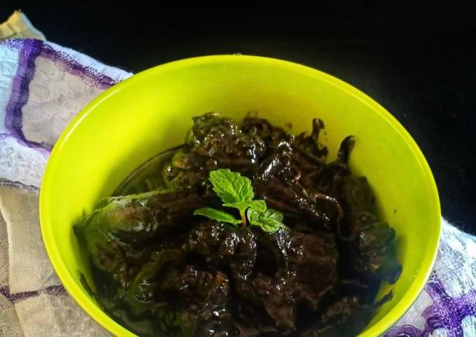 Cumi masak hitam